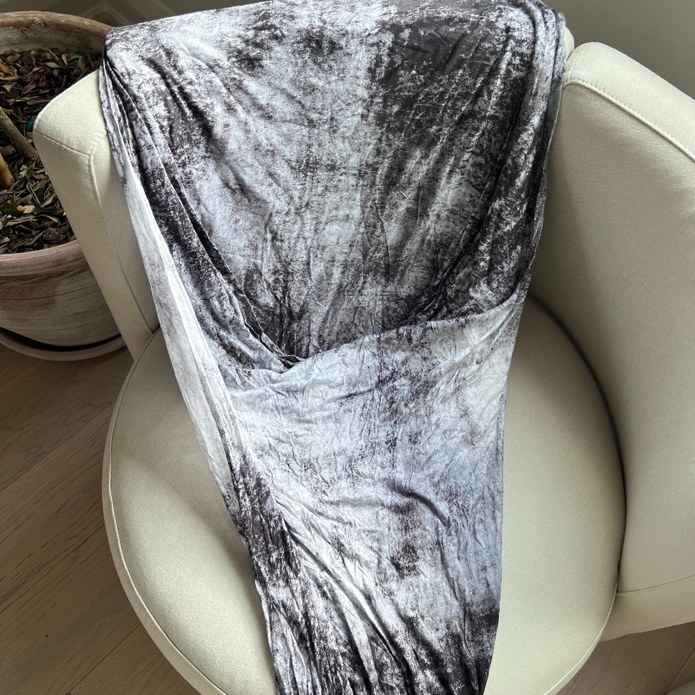 Helmut Lang for Intermix Kinetic Jersey Asymmetrical Skirt
